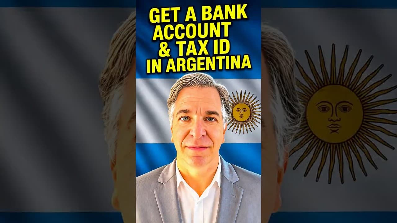 Get an Argentine Tax ID & Bank Account in a few days explained by Argentina Attorney-Lawyer. #money